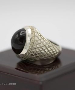 elegant-black-agate-ring-men