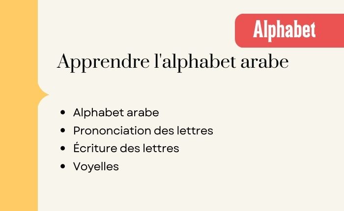 Apprendre l'arabe en ligne