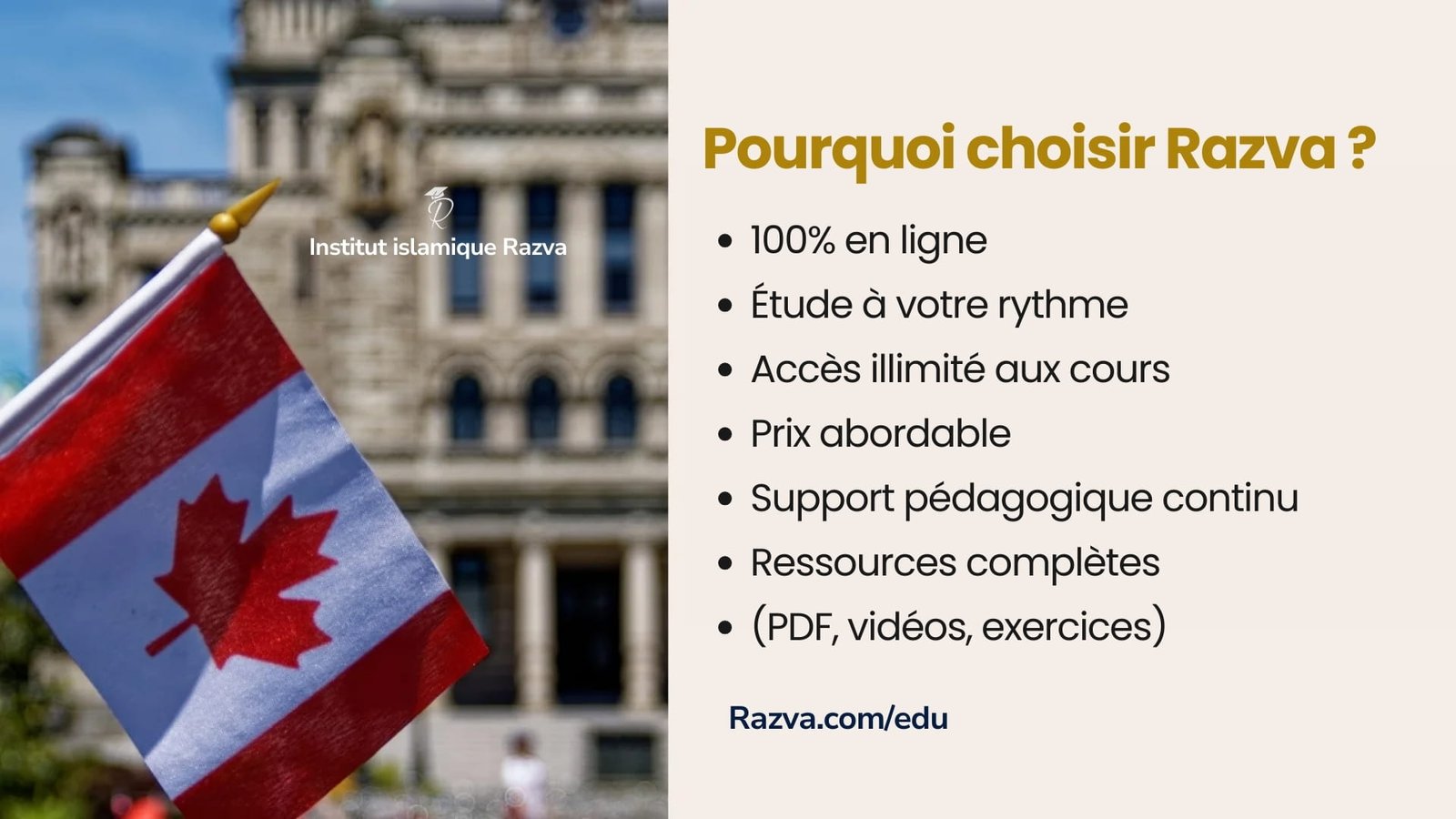 Avantages de l’Institut Islamique en Ligne Razva pour étudier l’islam à distance