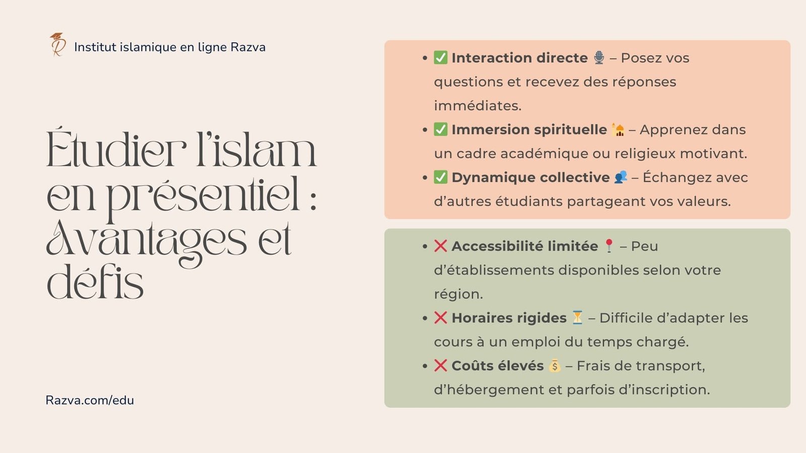 etudier-islam-en-presentiel-avantages-limites