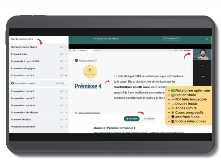 Cours sur la croyance islamique chiite