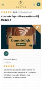 Témoignage d’un étudiant sur des cours de fiqh chiite bien structurés et interactifs