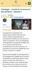 Témoignage sur l’enseignement du tawhid selon Ahlulbayt, cours de théologie éclairant et universel