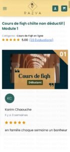 Témoignage d’un étudiant suivant le cours de fiqh chiite en famille – Module débutant