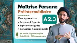Cours de persan en ligne – Module 6 pour exprimer ses goûts et communiquer au restaurant en persan