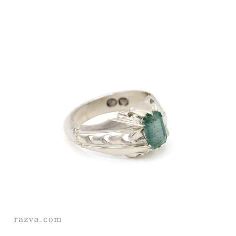 Bague Pour Homme En Argent 925 - Anneau Cadeau Saint-Valentin, Anniversaire, Taille 66.5