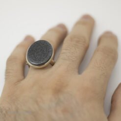 Bague pour hommes hématite