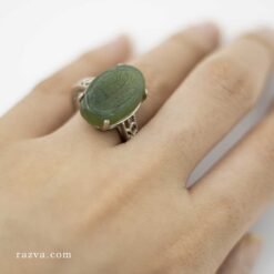 Bague argent femme Jade