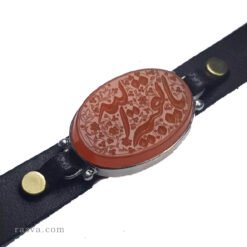 bracelet homme agate orange