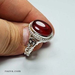 Achat de bague agate yéménite pas cher pour homme