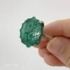 agate verte en argent 925