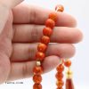 Chapelet islam 33 perles orange