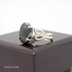 bijou artisanal pour femme avec hématite gravée en arabe