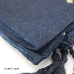 Écharpe femme coton bleu foncé islam