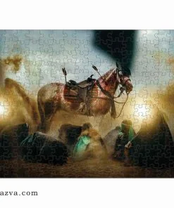 Puzzle Cheval de l’Imam Hussein (a) ensanglanté 1000 pièces