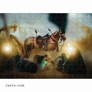 Puzzle Cheval de l’Imam Hussein (a) ensanglanté 1000 pièces