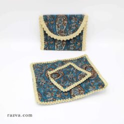 Petit tapis de prière avec sac bleu