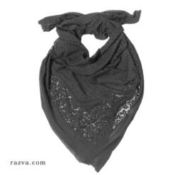 Foulard femme en dentelle pas cher noir