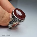 Bague chiite agate yéménite Ziyârat Imam Hussein (a) islamique