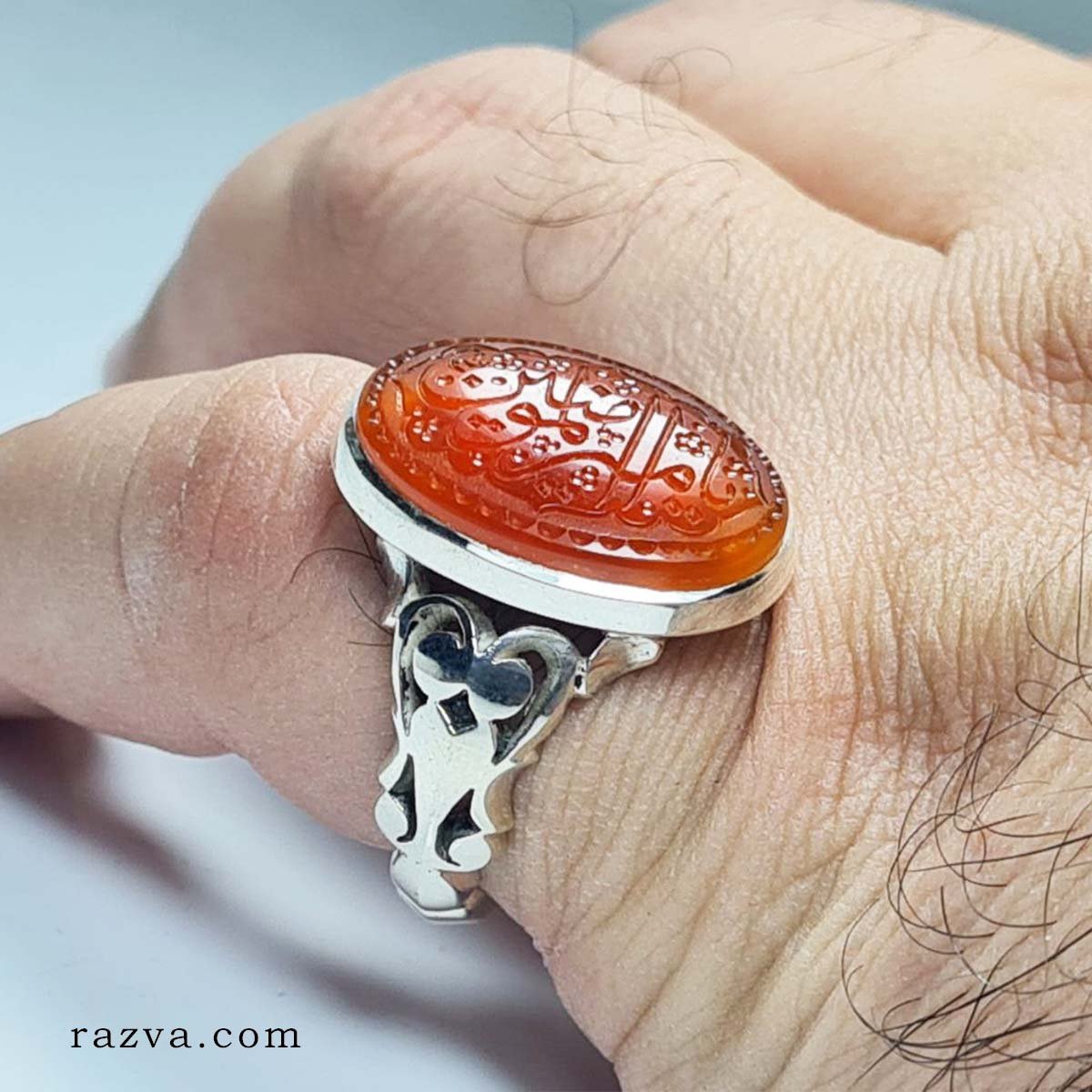 Agate yéménite pour hommes Yâ Amîr al-Mu’minîn (a)