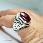 Bague mariage islam homme Agate yéménite