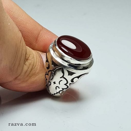 Bague mariage islam homme Agate yéménite pas cher