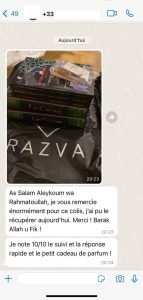 avis des clients de Razva 7