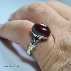 bague-argent-unisexe-agate-equilibre