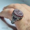 bague-homme-courage-agate-rouge-fonce