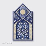 tapis-priere-bleu-royal-motifs-dores