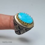 bague-homme-argent-chevaliere-turquoise