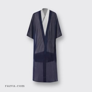 abaya-homme-merinos-melange-bleu-marine