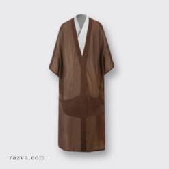 abaya-homme-merinos-melange-marron