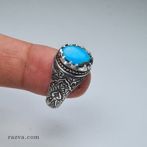 bague-argent-turquoise-neyshabour-artisanale