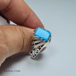 bague-argent-turquoise-neyshabour-naturelle