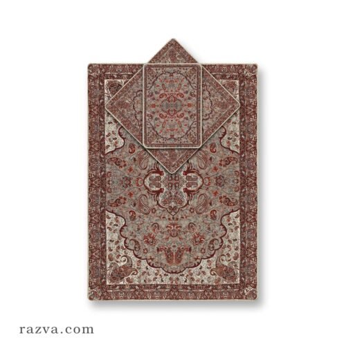 tapis-priere-termeh-shah-abbasi-creme-rouge