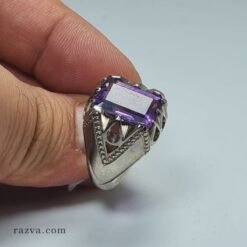 bague-argent-925-amethyste-monture-luxe-face