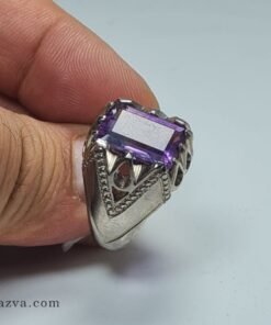 bague-argent-925-amethyste-monture-luxe-face