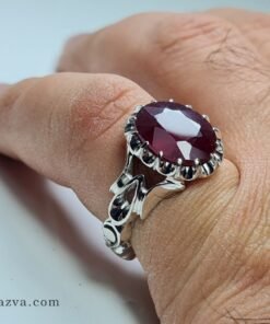 bague-argent-925-rubis-rouge