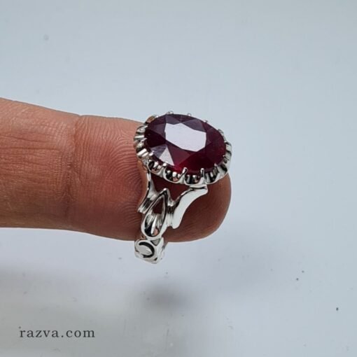 bague-artisanale-rubis-rouge