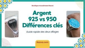 Différence entre argent 925 et argent 950 pour bijoux
