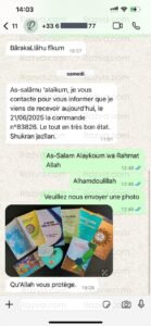Retour client France - Livres islamiques reçus en parfait état