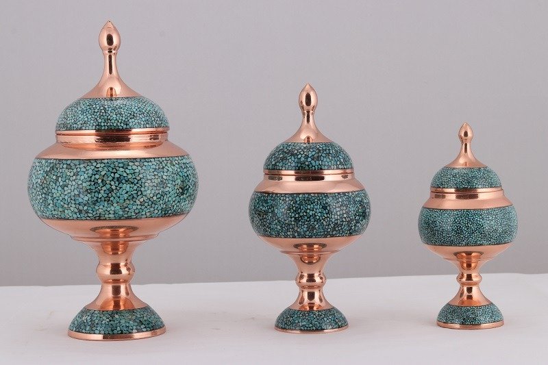 turquoise iranienne dans l'artisanat